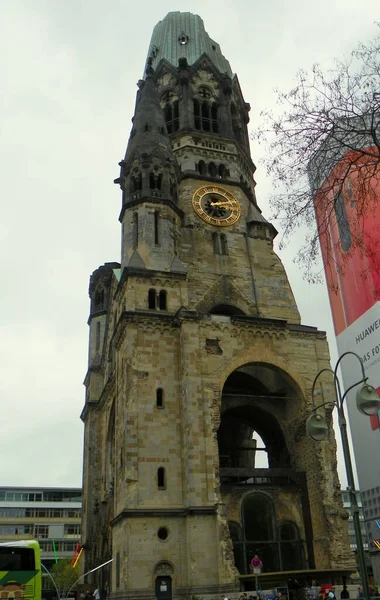 Alemanha Berlim Kaiser Wilhelm Memorial Church — Fotografia de Stock