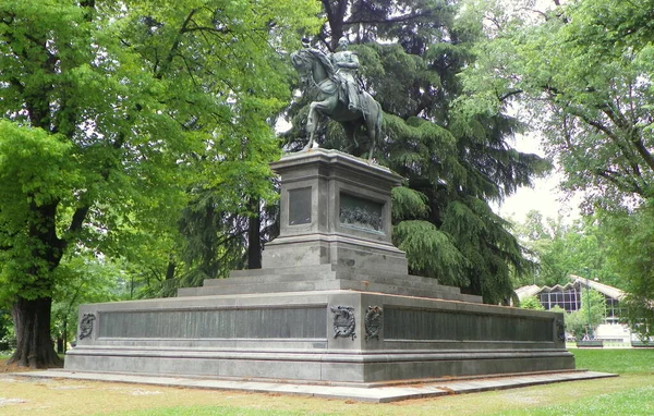 Itália Milão Monumento Napoleão Iii Exército Francês — Fotografia de Stock