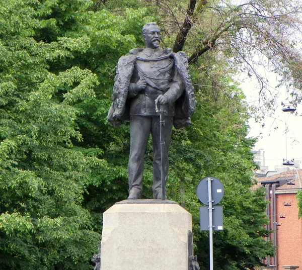 Italien Milano Marina Ang Palestro Monument Över Giuseppe Dezza — Stockfoto