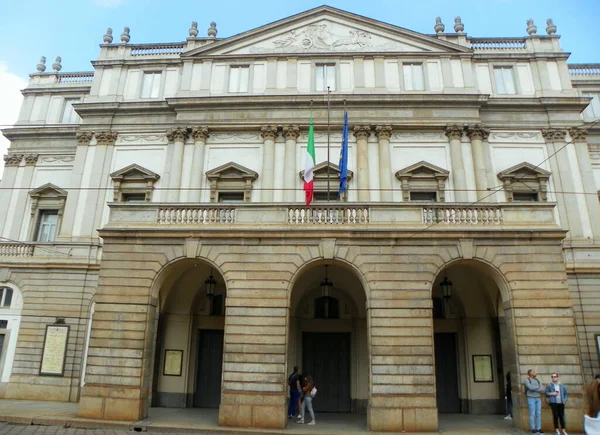 Italien Mailand Außenansicht Der Scala — Stockfoto