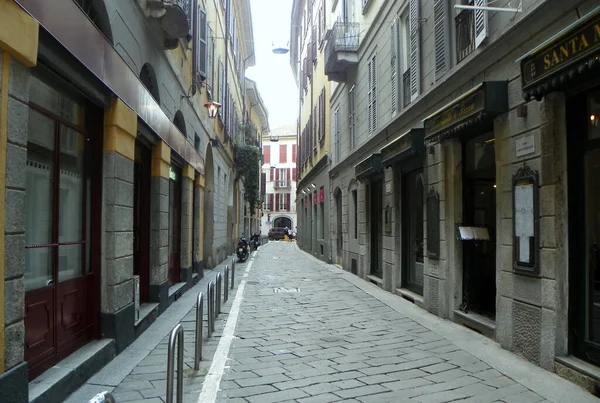 Italie Milan Santa Marta Les Rues Vieille Ville — Photo