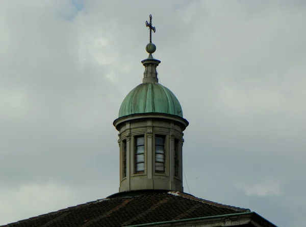 Italië Milaan Francesco Sforza Chiesa Vergine Annunciata Torenspits Van Kathedraal — Stockfoto