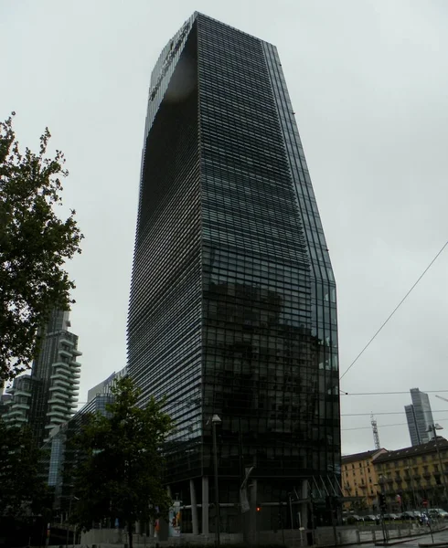 Italy Milan Galileo Galilei Diamond Tower — Stock Photo, Image