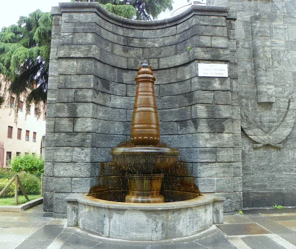 Italien Mailand Ambrogio Platz Tempel Des Sieges Brunnen Des Denkmals — Stockfoto