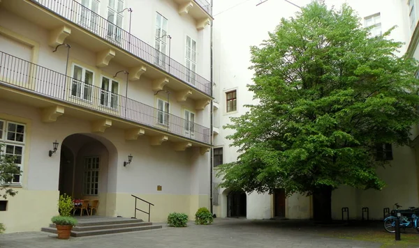 Bratislava Slovakia Primatial Square Primatial Palace Courtyard — Stock Fotó