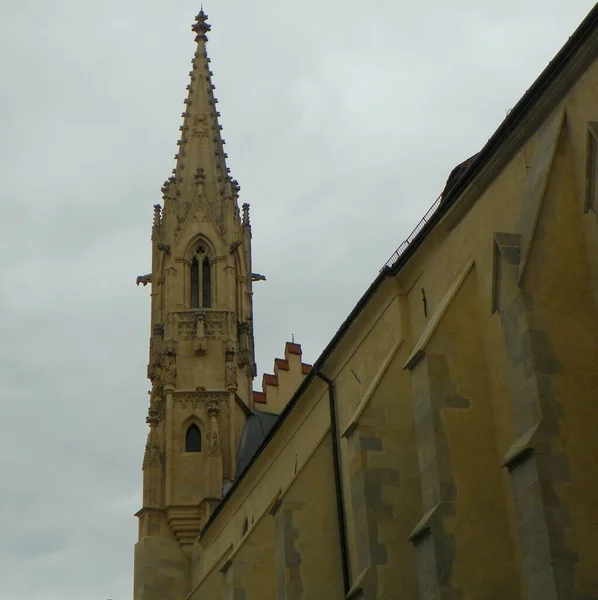 Bratislava Slovakia Church Elevation Holy Cross — Stok fotoğraf