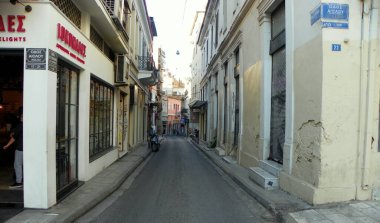 Yunanistan, Atina, Athinaidos ve Aioloy caddelerinin kesiştiği yer