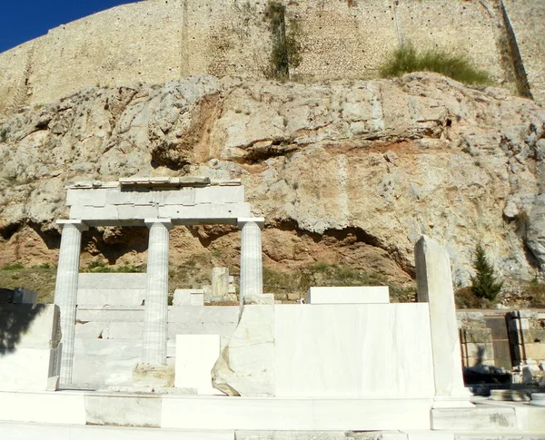 Greece Athens Temple Asclepios — Fotografia de Stock