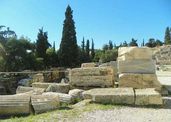 Griekenland Athene Het Choregic Monument Van Nikias — Stockfoto