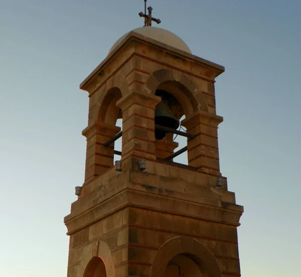 Greece Athens Mount Lycabettus Bell Tower Church George — Stock Fotó