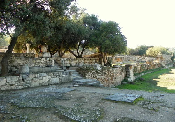 Grecia Atena Agora Antică Teritoriul Rezervației — Fotografie, imagine de stoc