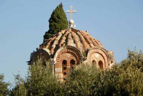Greece Athens Ancient Agora Dome Church Holy Apostles — Stock Fotó