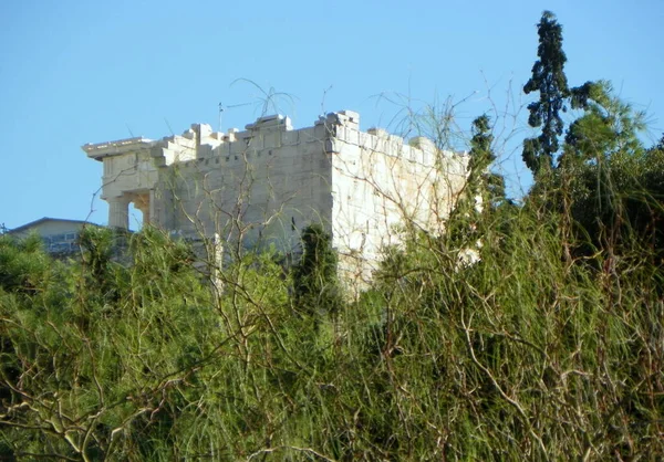 Grécia Atenas Ágora Antiga Ruínas Templo Nika Apteros — Fotografia de Stock