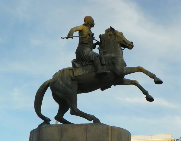 Greece Athens Memorial Georgios Karaiskakis — Stock Photo, Image