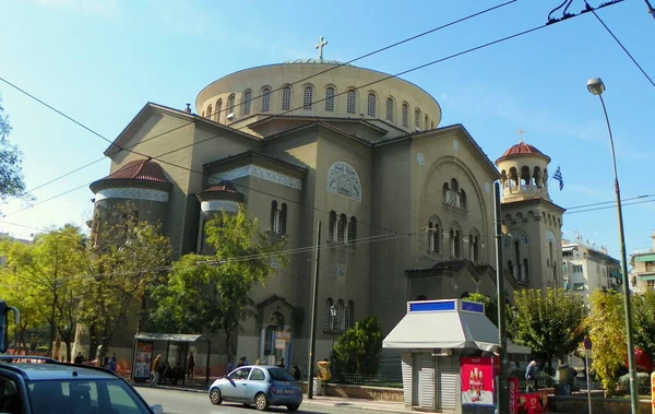 Greece Athens Panteleimon Greek Orthodox Church — Stockfoto