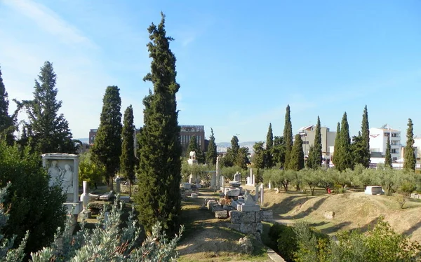 Grecja Ateny Cmentarz Kerameikos Rzeka Eridanos — Zdjęcie stockowe