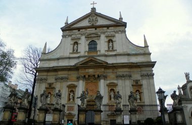 Poland, Krakow, Saints Peter and Paul Church, the facade of the church