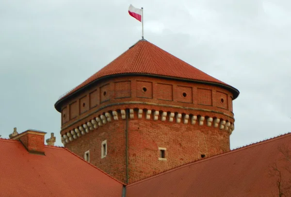 Poland Krakow Wawel Castle Senator Tower — Stock fotografie