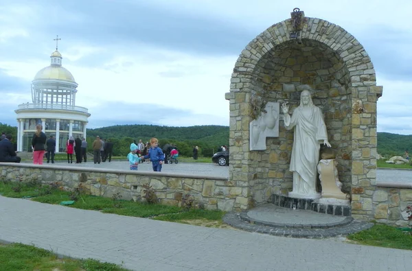 Ukraine Ivano Frankivsk Region Goshiv Basilian Greek Catholic Monastery Courtyard — Stok fotoğraf