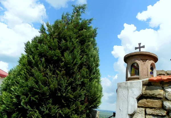 Ukraine Ivano Frankivsk Region Goshiv Basilian Greek Catholic Monastery Territory — ストック写真
