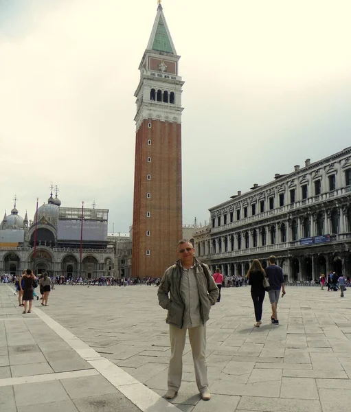 Talya Venedik Mark Meydanı Oto Portre — Stok fotoğraf