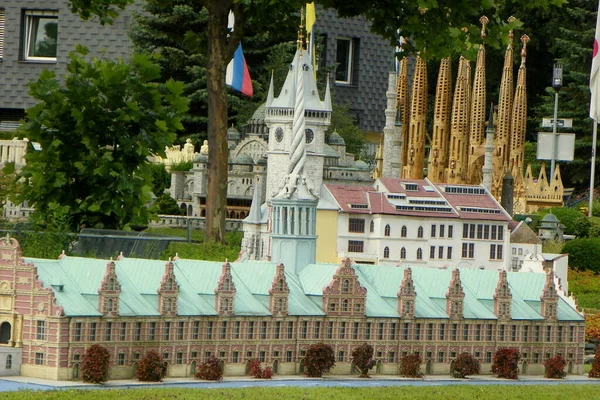 Austria Klagenfurt Minimundus Copenhagen Stock Exchange Denmark — Stock Photo, Image