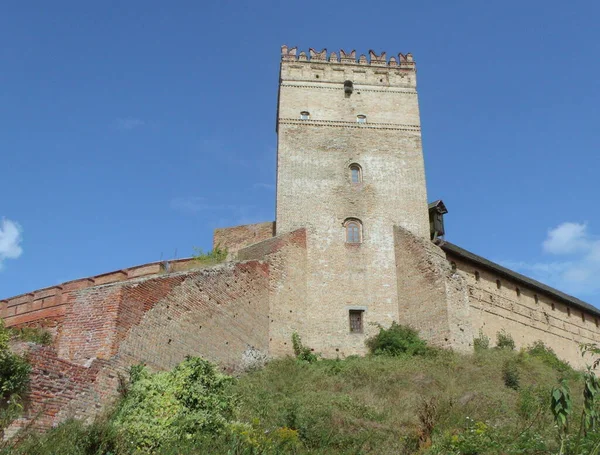 Ukraine Lutsk Lubart Castle Castle Courtyard — стоковое фото