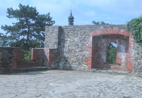 Ukraine Uzhgorod Uzhgorod Castle Courtyard — Zdjęcie stockowe