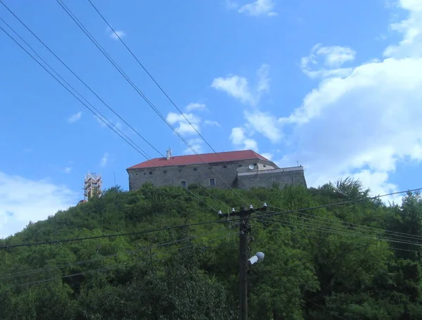 Ukraine Mukatschewo Blick Auf Die Burg Palanok — Stockfoto
