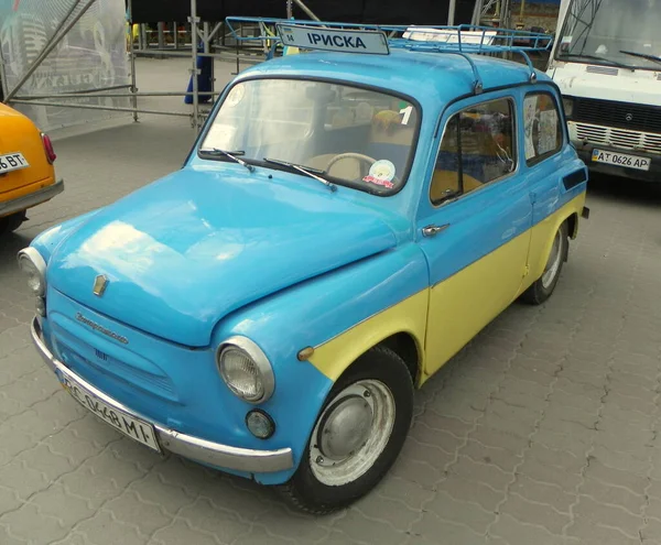 Ukraine Ivano Frankivsk Exhibition Retro Cars — Fotografia de Stock
