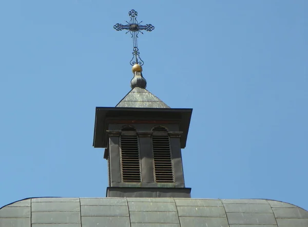 Ukraine Ivano Frankivsk Collegiate Church Blessed Virgin Mary Bell Tower — Stok fotoğraf