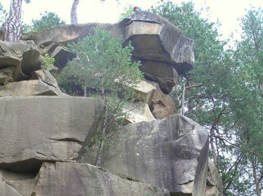 Ukraine, Yaremcha, Dovbush Rocks, nature, stones and forest