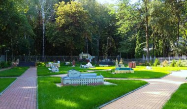 Ukraine, Vinnytsia, Central park named after Leontovycha, Mini-Vinnytsia park