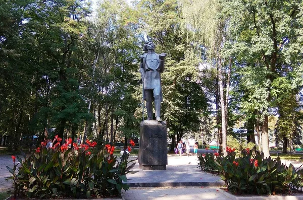 Ukraine Vinnytsia Central Park Named Leontovych Monument Gorky — Fotografia de Stock