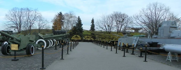 Ukraine Kyiv World War Museum Exhibition Soviet Military Equipment World — Photo
