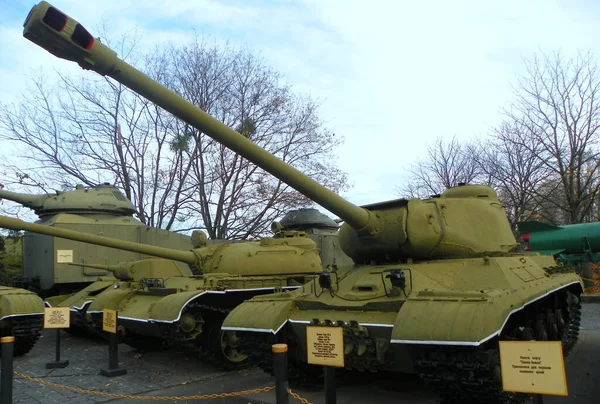 Ukraine Kyiv World War Museum Soviet Heavy Medium Tanks — Stockfoto