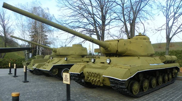 Ukraine Kyiv World War Museum Soviet Tanks — Fotografia de Stock