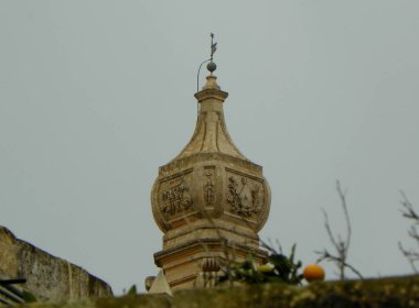 Malta, Mdina, fortifications of Mdina, dome of the Carmelite Church