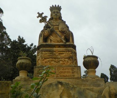 Malta, Rabat, St. Agatha's Historical Complex and Catacombs, entrance to the catacombs of St. Agatha