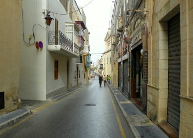 Malta, Rabat, modern streets of the ancient city