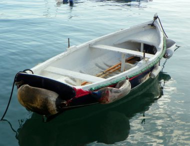 Malta, Sliema, fishing boat in the waters of the Marsamxett Harbour