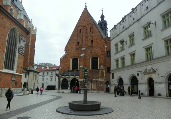 Польша Краков Церковь Святой Варвары — стоковое фото