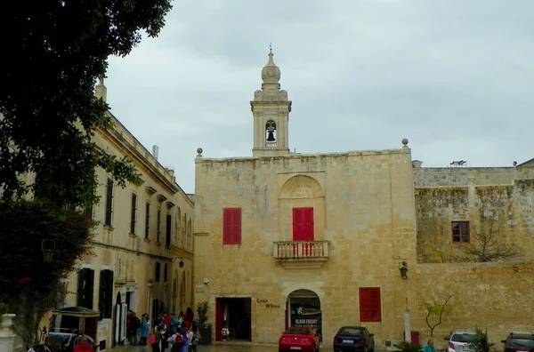 Malta Mdina Fortifications Mdina Streets Square Fortresses — Fotografia de Stock