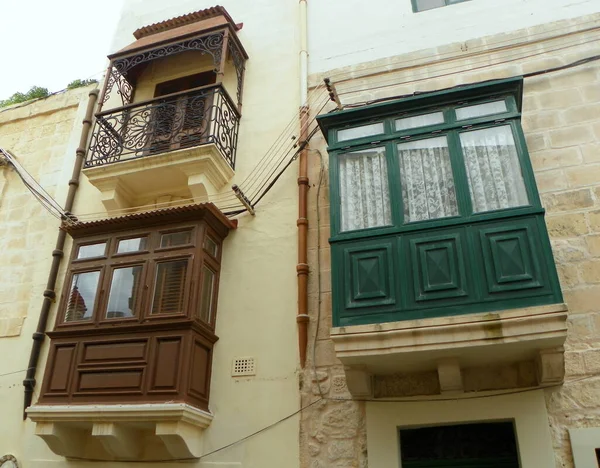 Malta Rabat Three Balconies — Foto de Stock