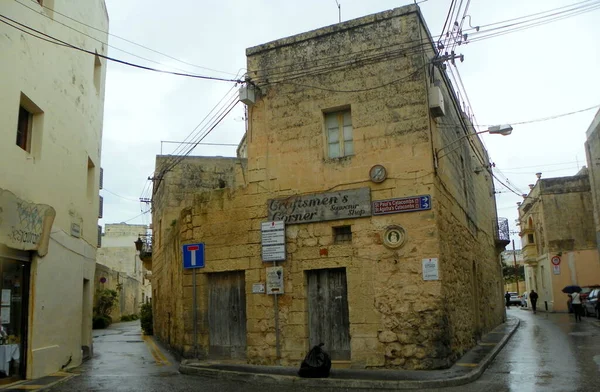 Malta Rabat Streets Ancient City Bajjada Triq Sant Agata — 图库照片