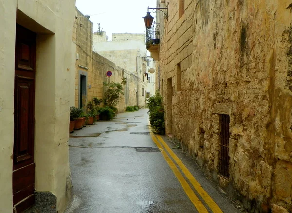 Malta Rabat Streets Ancient City — Foto de Stock