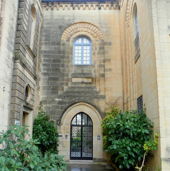 Malta Rabat Agatha Historical Complex Catacombs Courtyard — Stockfoto