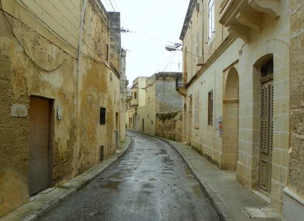 Мальта Рабат Древние Городские Улицы — стоковое фото