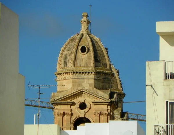 Malta Gzira Manoel Island View Domes Gzira Parish Church — Foto Stock