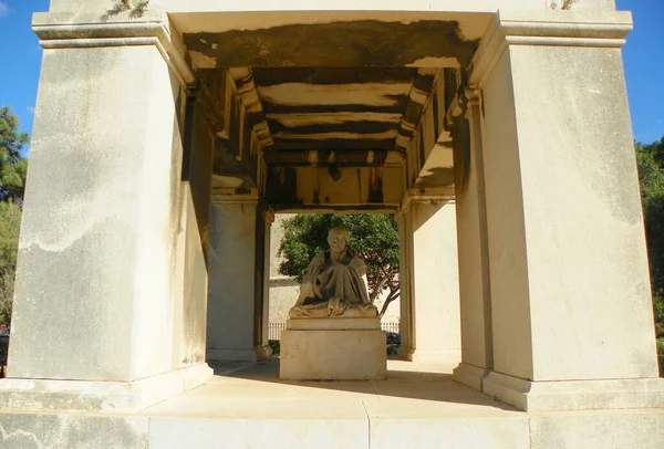 Μάλτα Βαλέτα Hastings Garden Μάλτα Μνημείο Του Λόρδου Hastings — Φωτογραφία Αρχείου